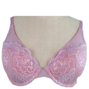 Self Expressions by Maidenform RN 27701 Pink Lace T-Shirt Bra Size 34C